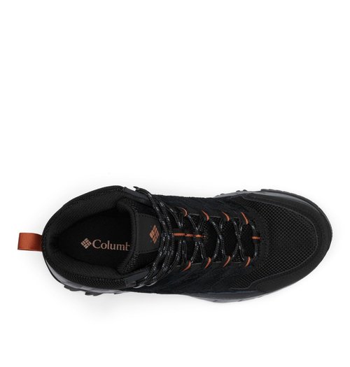 Columbia Mens Strata Trail Mid Waterproof, Black/Owl, 11