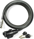 MARQUE Bike Lock with Key - Durable 3/8” Straight Cable Lock for Bicycles, Scooters & More | 4Ft, 7Ft, 15Ft, 25Ft