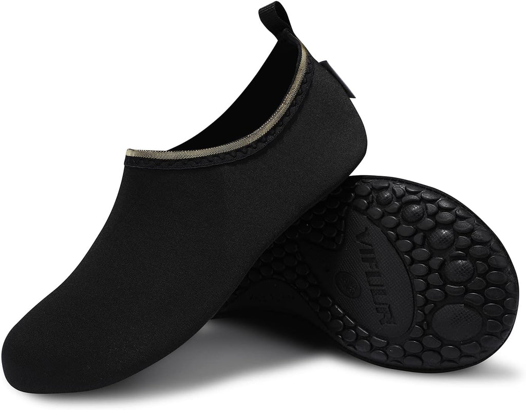 VIFUUR Water Sports Shoes Barefoot Quick-Dry Aqua Yoga Socks Slip-on for Men Women