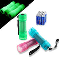 KunHe 3 Pack Glow in Dark Flashlights Small Mini Flashlight for Kids Bulk flashlights with Batteries Included Gift for Kids Halloween Birthday Party Classroom Prizes Christmas Gifts Stocking Stuffers