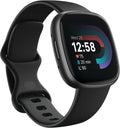Fitbit Versa 4 Fitness Smartwatch - Daily Readiness, GPS, 24/7 Heart Rate, Black/Graphite, One Size (S & L Bands)