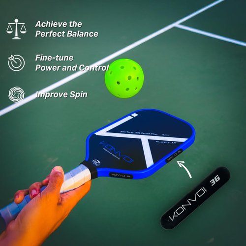 Konvoi Pickleball Lead Tape - Premium 3M Adhesive, Pro-Grade Materials - Add Weight for Power, Control & Perfect Paddle Balance