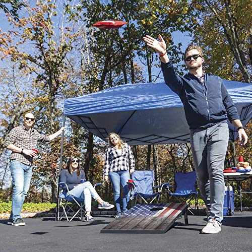 Wild Sports Stars & Stripes Cornhole Board Set with American Flag Fade Design, 2 Boards & 8 Bean Bags