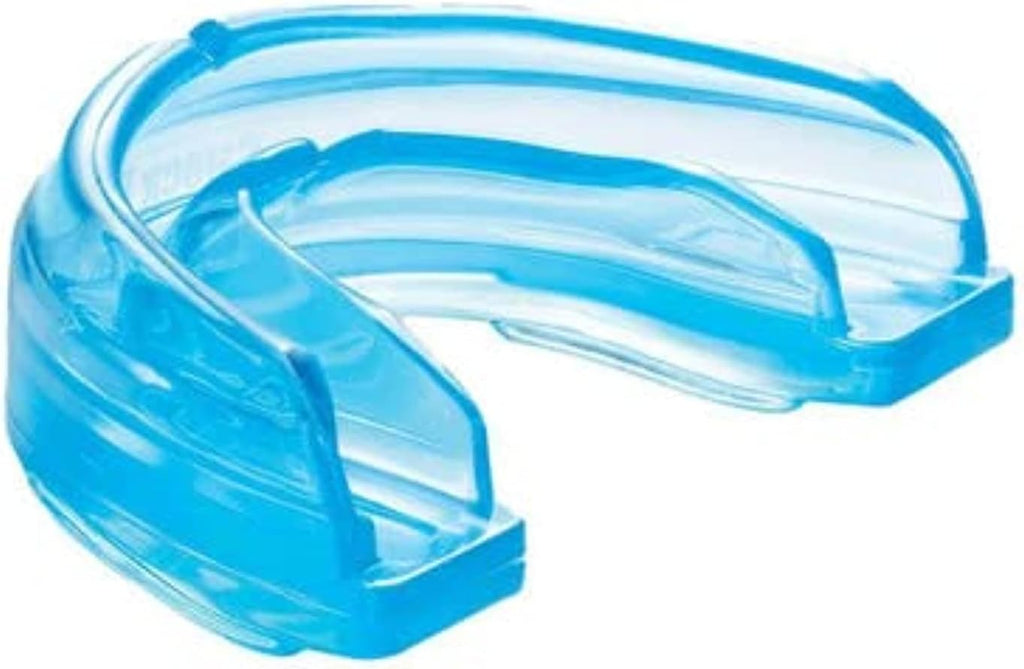 Shock Doctor Mouth Guard - Ultimate Upper Teeth Protection for Braces | Instant Fit, Blue (Pack of 2)