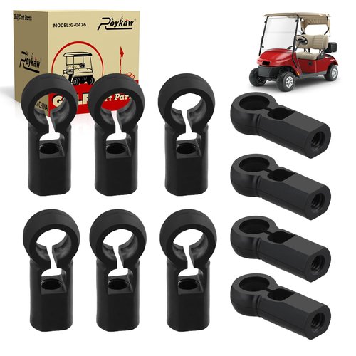 Roykaw Golf Cart Accelerator Ball Joint Socket Compatible with EZGO 1989-up Gas Golf Carts, 10 PCS