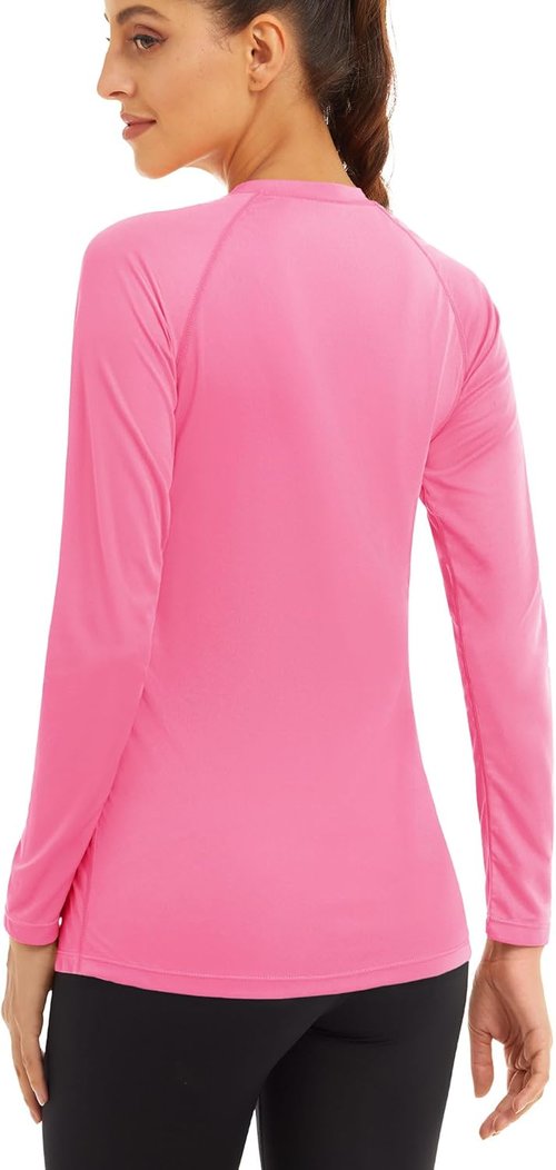MAGCOMSEN Women's Long Sleeve Sun Protection Shirts - UPF 50+ for Hiking, Fishing & Workouts