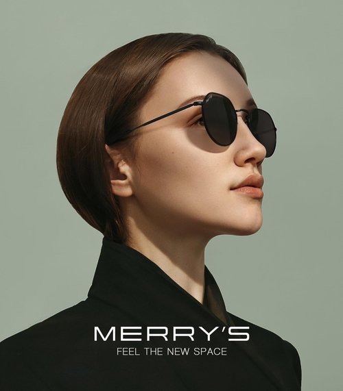 MERRY'S Polarized Round Polygon Sunglasses - Retro Classic Vintage Shades for Men & Women