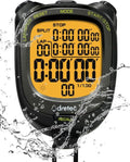 Dretec Digital Stopwatch - Waterproof Design with Backlight | Sleek Black Finish