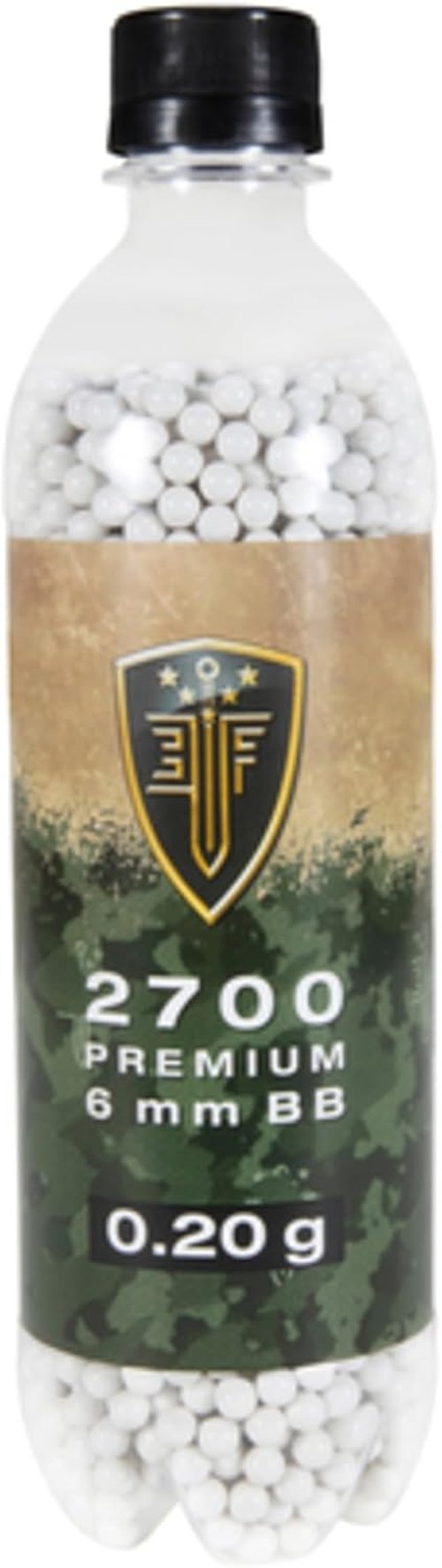 Elite Force Premium Airsoft BBs - 6mm .25 Gram - 2700 Count for Precision Shooting