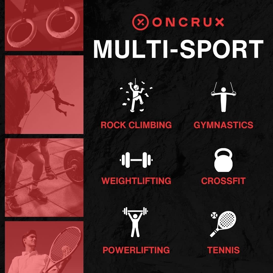 Oncrux Chalk Sock 2 oz - Premium Refillable Chalk Ball - Made in USA - Performance Grade Grip Enhancer for Weightlifting, Rock Climbing, Gymnastics, Disc Golf and More