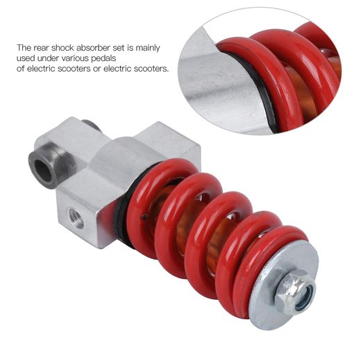 RiToEasysports Rear Shock Absorber,Electric Scooter Rear Shock Absorber for 8in 10in Electric Scooter Compatible with ETWOW Electric Scooter Electric Scooter Supplies Electric Car Scooter