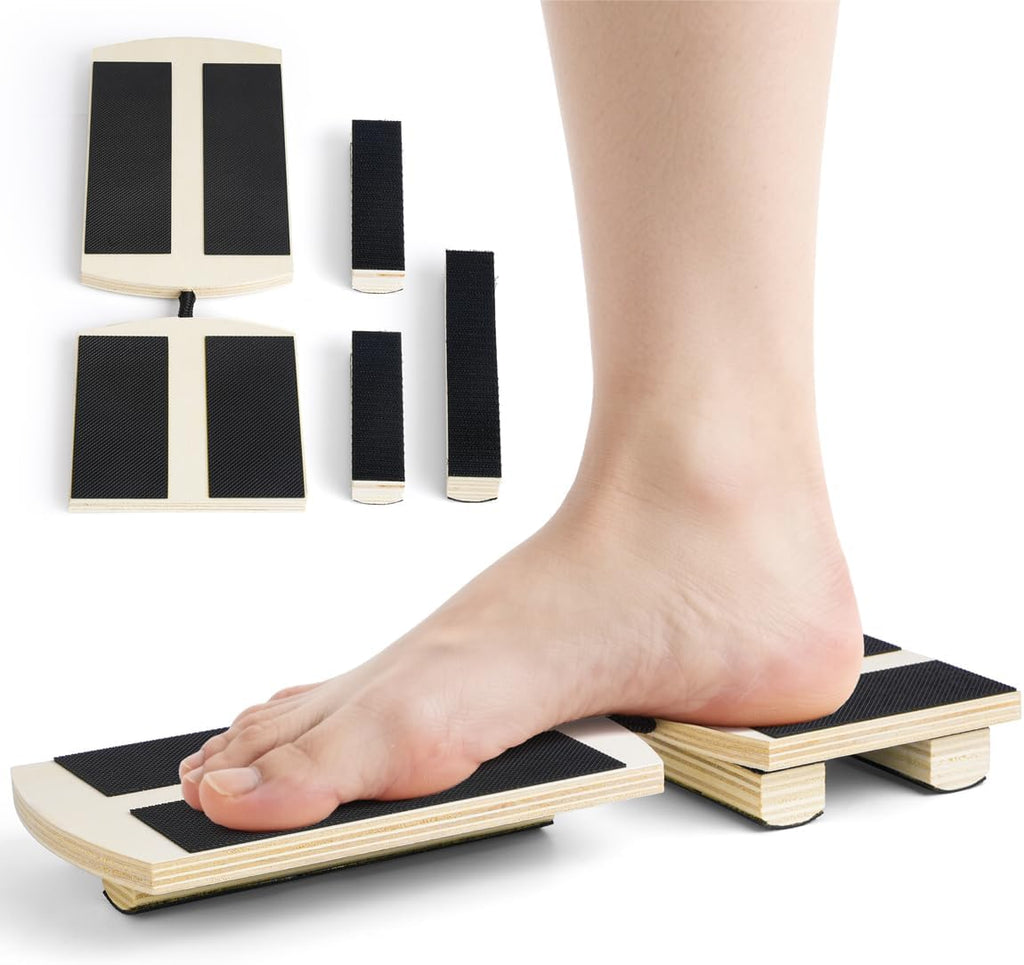 Skiennix Ankle Balance Board - Bamboo Foot Strengthener for Physical Therapy & Posture Correction