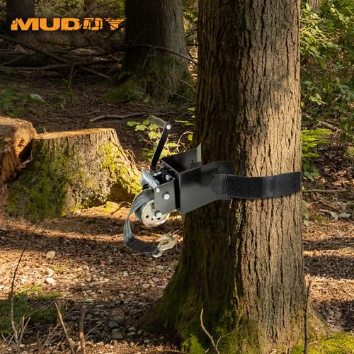 Hunting Ladder Stand Hoist Kit with 25 Ft Winch Strap System
