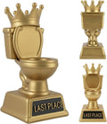 Freetoes Gold Toilet Trophy - 6 Inch Fantasy Football Loser Award | Funny Last Place Trophy