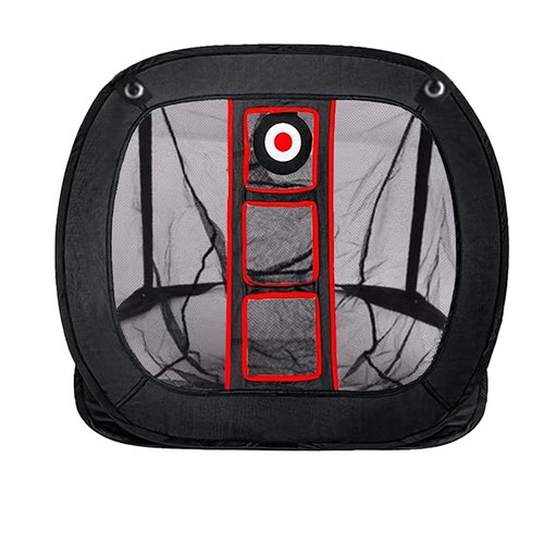 Sailling golf Chipping net | Pop Up Golf Chipping Net | Indoor/Outdoor Golf Hitting net for Accuracy and Swing Practice (Golf Chipping net-Black+Red)