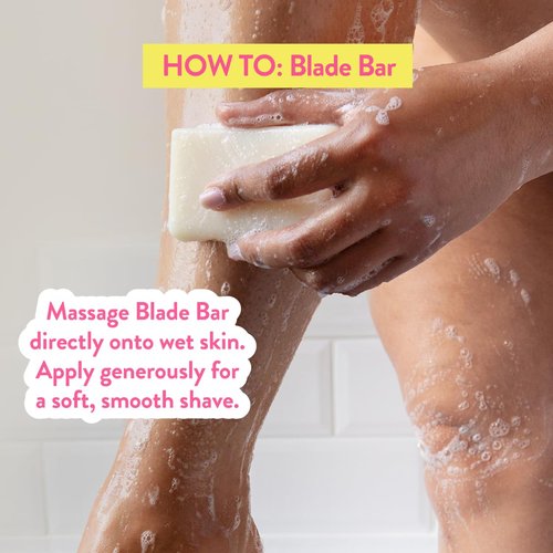 Megababe Blade Bar - Hydrating Shaving Bar with Shea Butter for All Skin Types | 4.4 oz