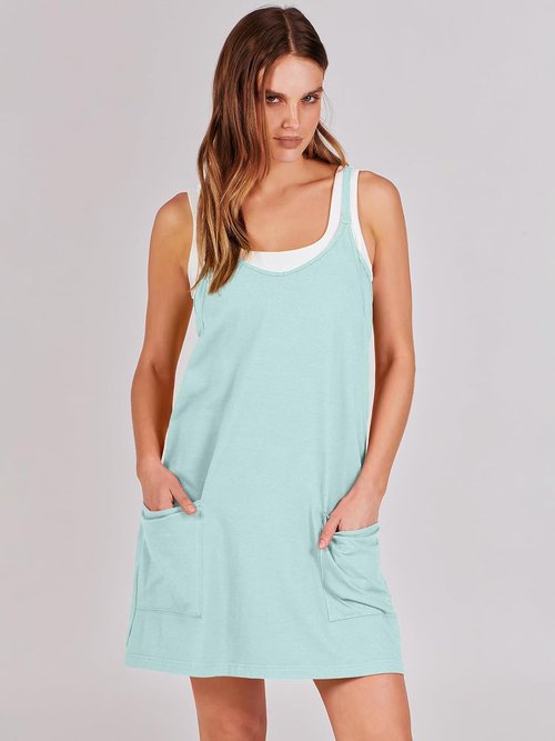 ANRABESS Women's Athletic Dress - Summer Tennis Mini Romper with Built-In Shorts | Travel & Workout Ready