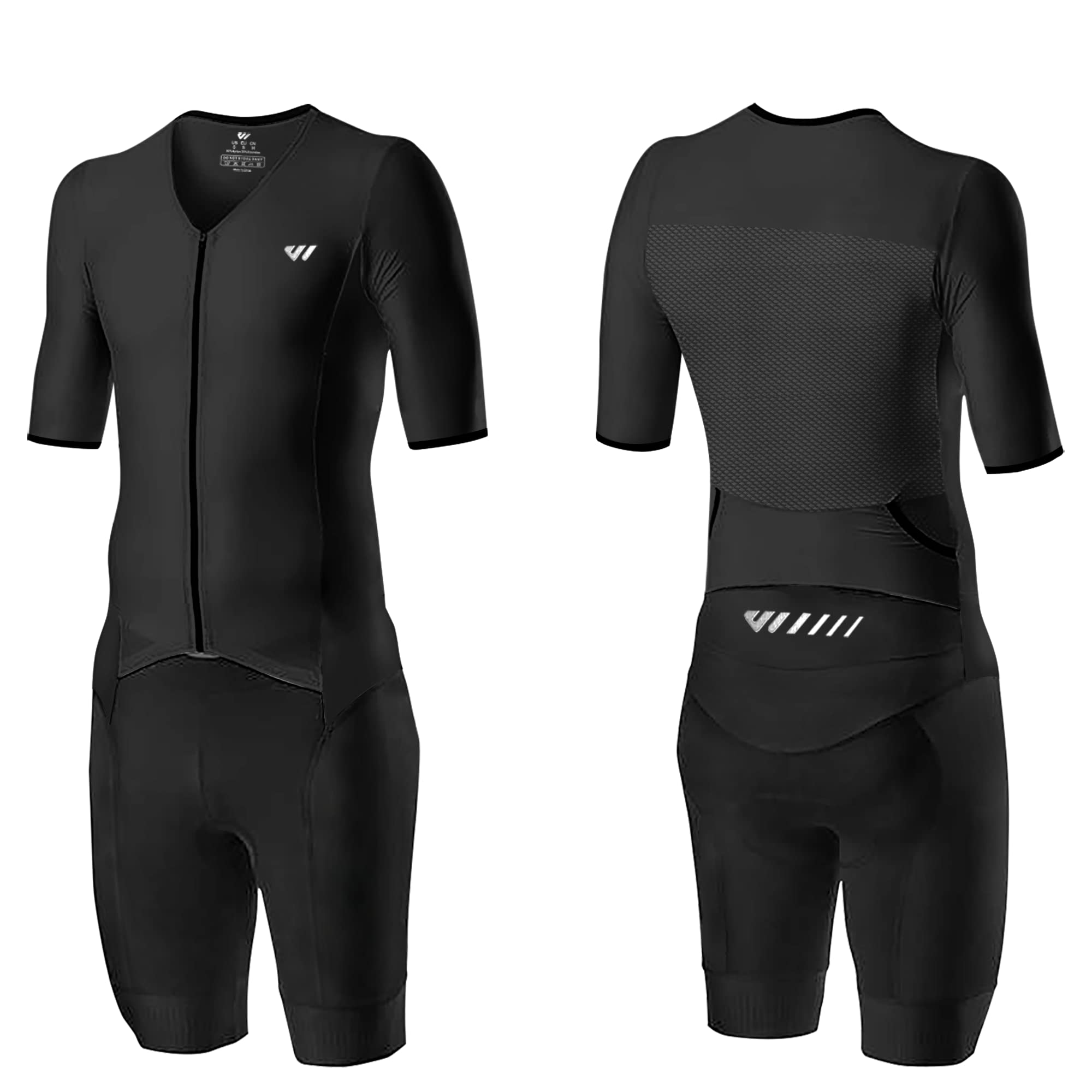 Lo.gas Logas Men‘s Triathlon Suit Trisuit Race Skinsuit Cycling Speed Suit Swimskin Bike Swim Run
