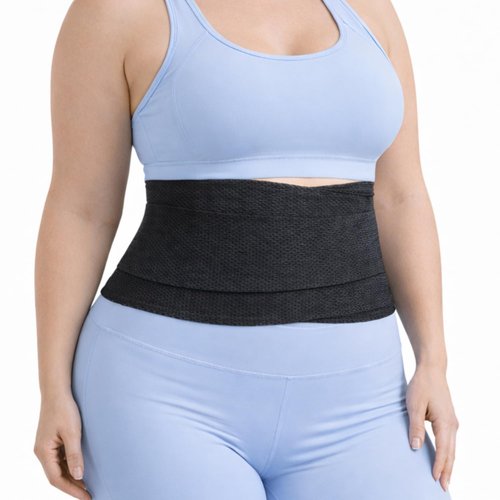 Breathable Mesh Back Brace for Lower Back Pain Relief, Adjustable Lower Back Brace with Flexible Stays, Thin & Elastic Back Support for Women & Men, Ideal for Work, Workouts (Fits Waist 31.1"-53.15")