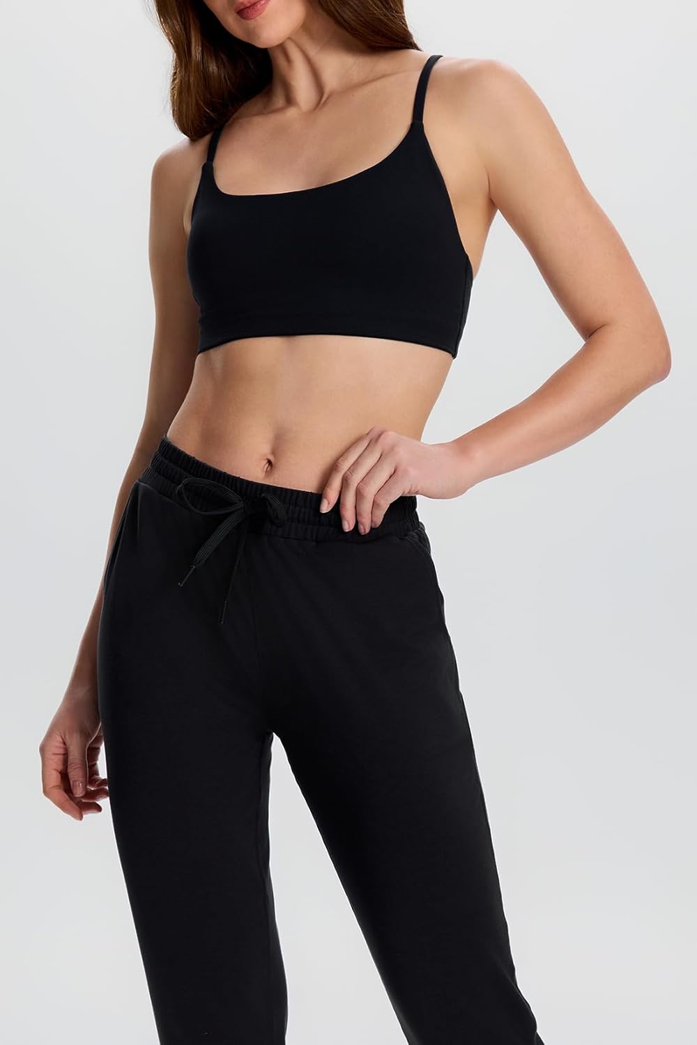 Yogipace Ultra-Soft Jogger Sweatpants - Women's Athletic Pants with Pockets for Yoga & Travel | Petite/Regular/Tall
