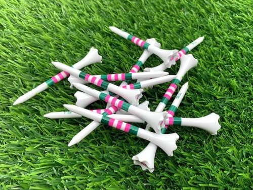 TRUESTRIKE Premium USA Golf Tees – 3¼" or 2¾" Durable Plastic Performance Tees (100 Pack) – Made in USA – Bulk Value Pack - Magnolia Lane 2 3/4