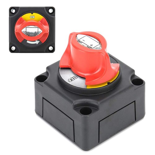 Battery Switch - Skiennix 1000A 12V/24V Heavy-Duty Disconnect Switch with Copper Tinned Brass Terminals