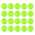 20pcs Pickleball Balls,40 Holes Indoor pickleball balls with Mesh Bag,8mm Precision Drilled-Spaced Pickle ball Set-Professional Plastic Ball for Pickleballs Paddles&Indoor or Outdoor Sport Court(green