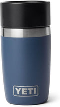 YETI Rambler 8 oz Travel Bottle - Stainless Steel, Vacuum Insulated, Leakproof Commuter Cap | Navy