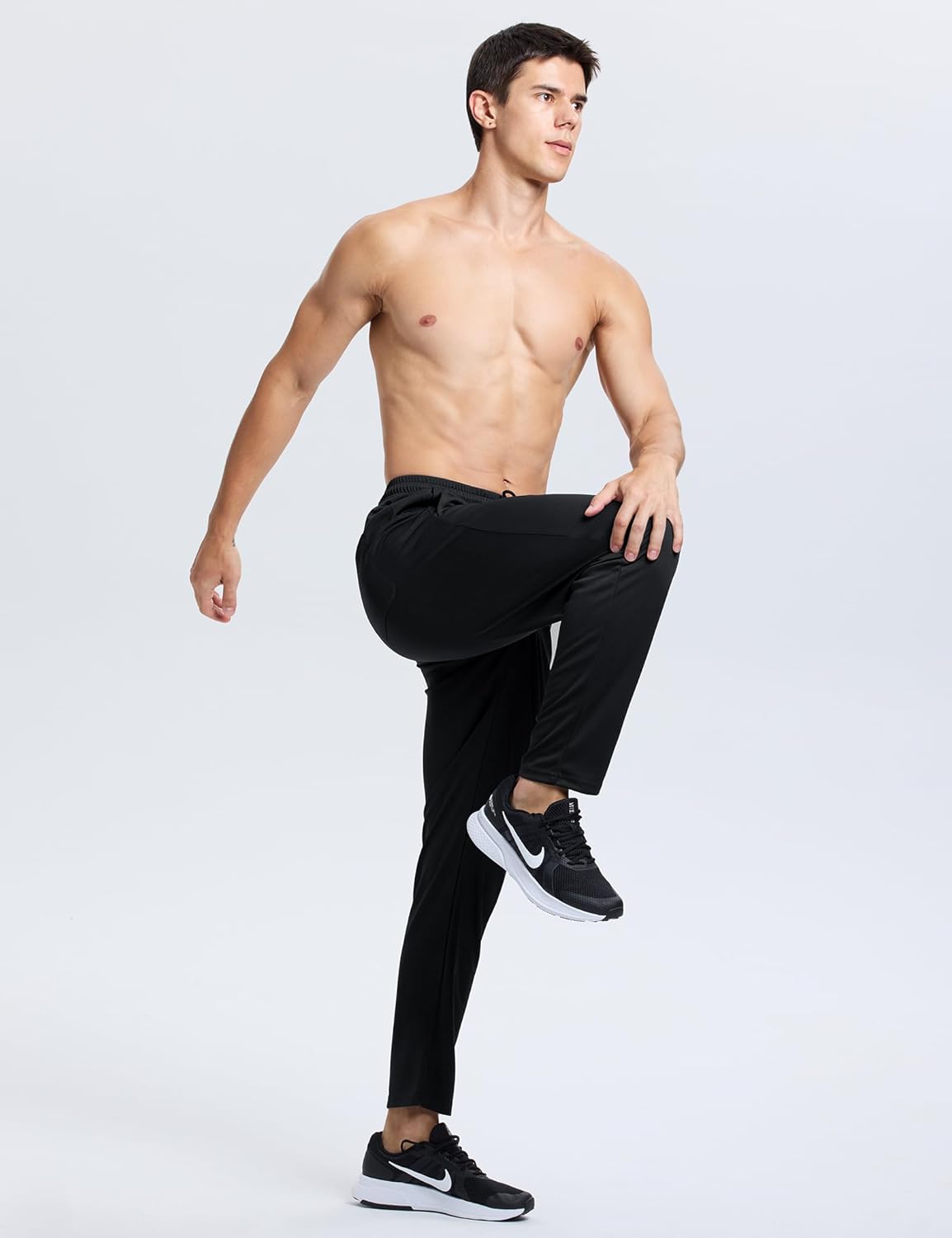 Skiennix Men's Athletic Sweatpants - Lightweight Quick-Dry Joggers with Pockets for Gym & Lounge