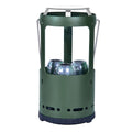 Camping Candle Lantern with Heat Shield for Real Candles - Lightweight Aluminum