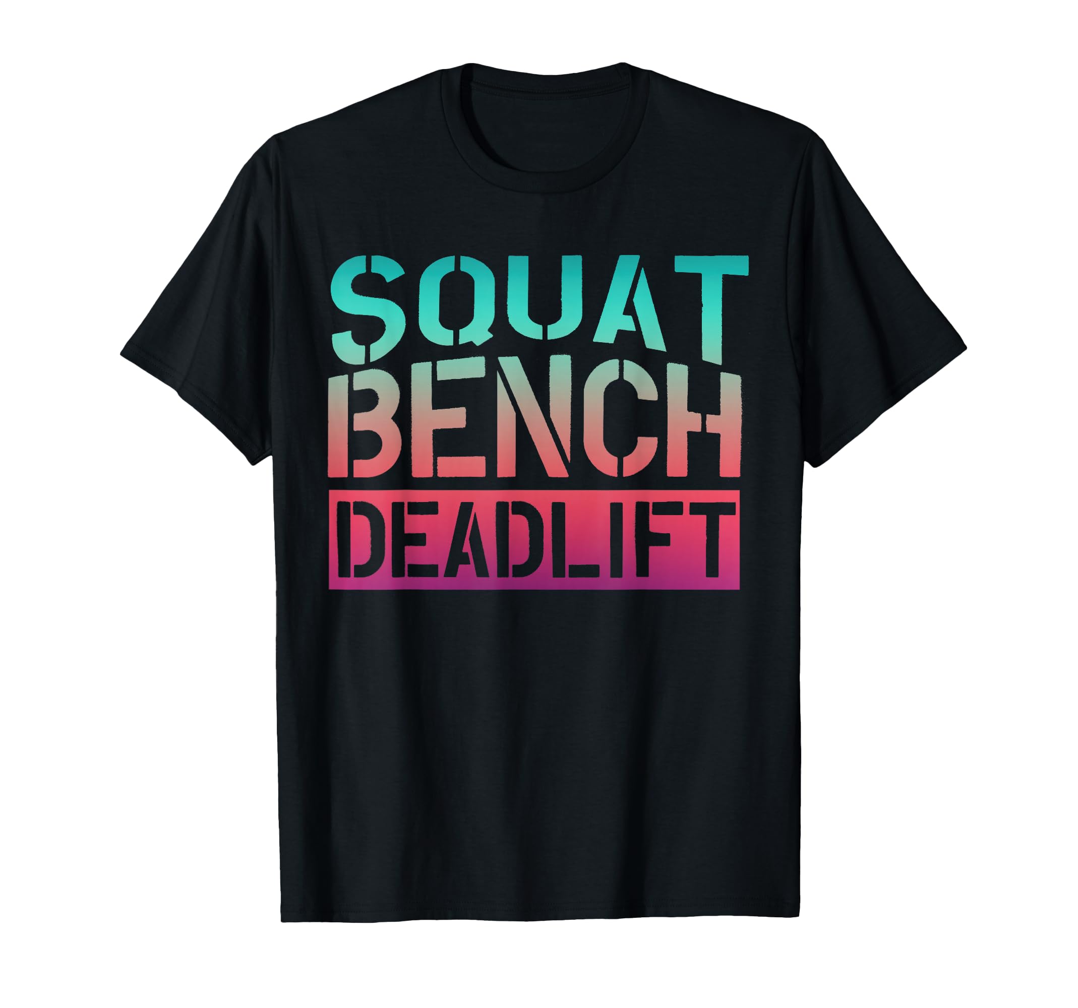 Gym Lover Lifting Weights Squat Bench Deadlift Funny Workout T-Shirt