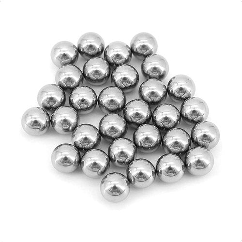 MMOBIEL 580 Pcs 15 Different Size Ball Bearings Chrome Stainless Steel 1-10mm for Bicycle, Skateboard, Motorcycle, Drawer, Door Repair