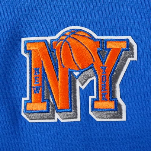 New York Knicks Pro Standard NBA Retro Crewneck Sweatshirt - XL Royal/Orange