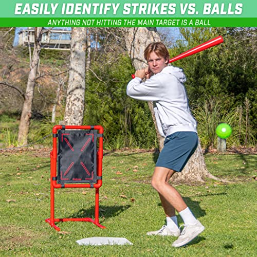 GoSports Baseball Strike Zone Target 22 x 18 Inches for Plastic Balls - Small
