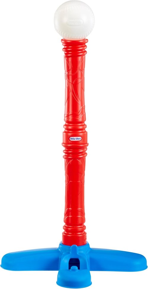 Little Tikes T-Ball Set - Fun Red T-Ball Game for Toddlers Ages 18+ Months | 5 Balls Included