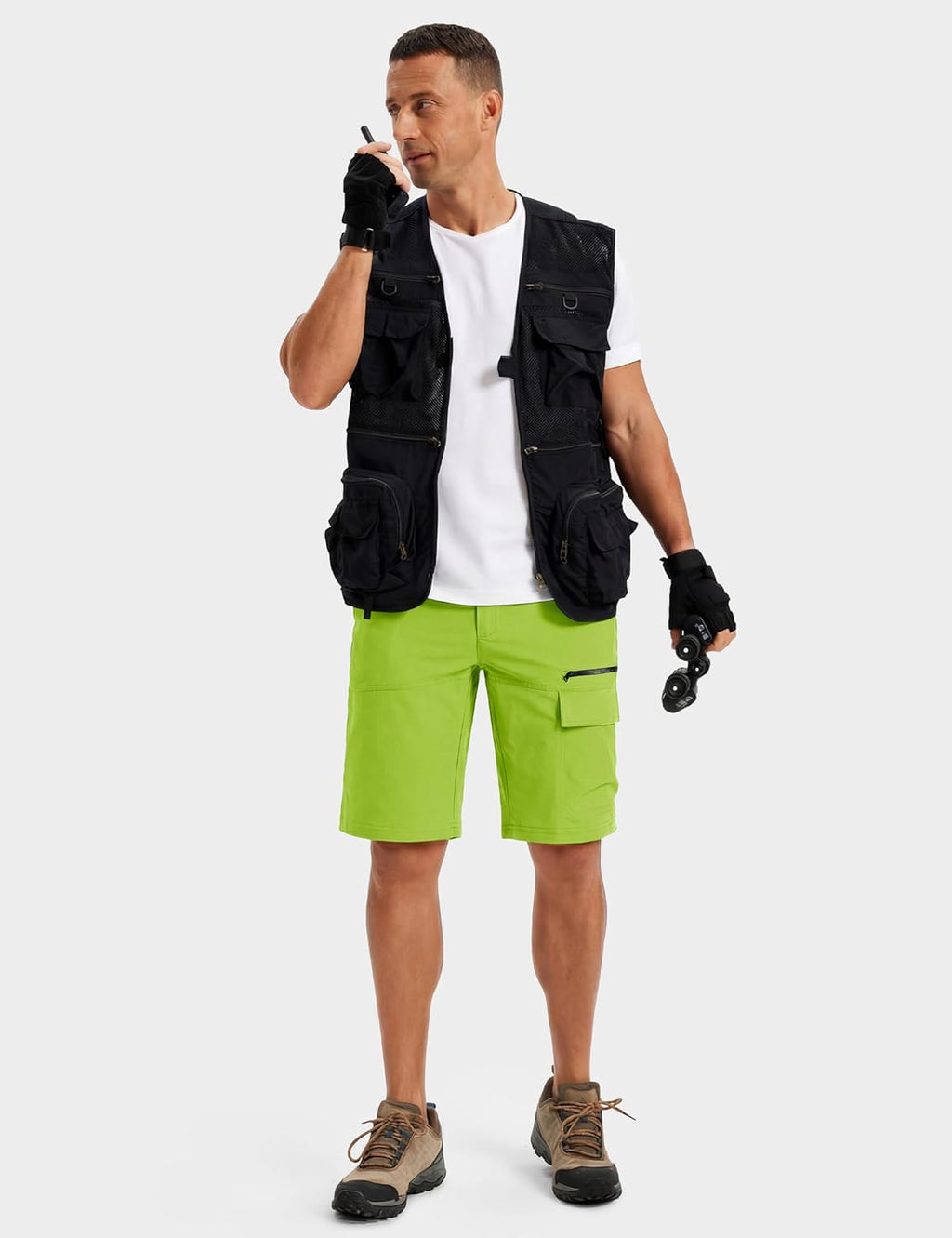 TACVASEN Men's Quick Dry Cargo Shorts - Water Resistant Casual Hiking & Golf Shorts | Lightweight Summer Wear