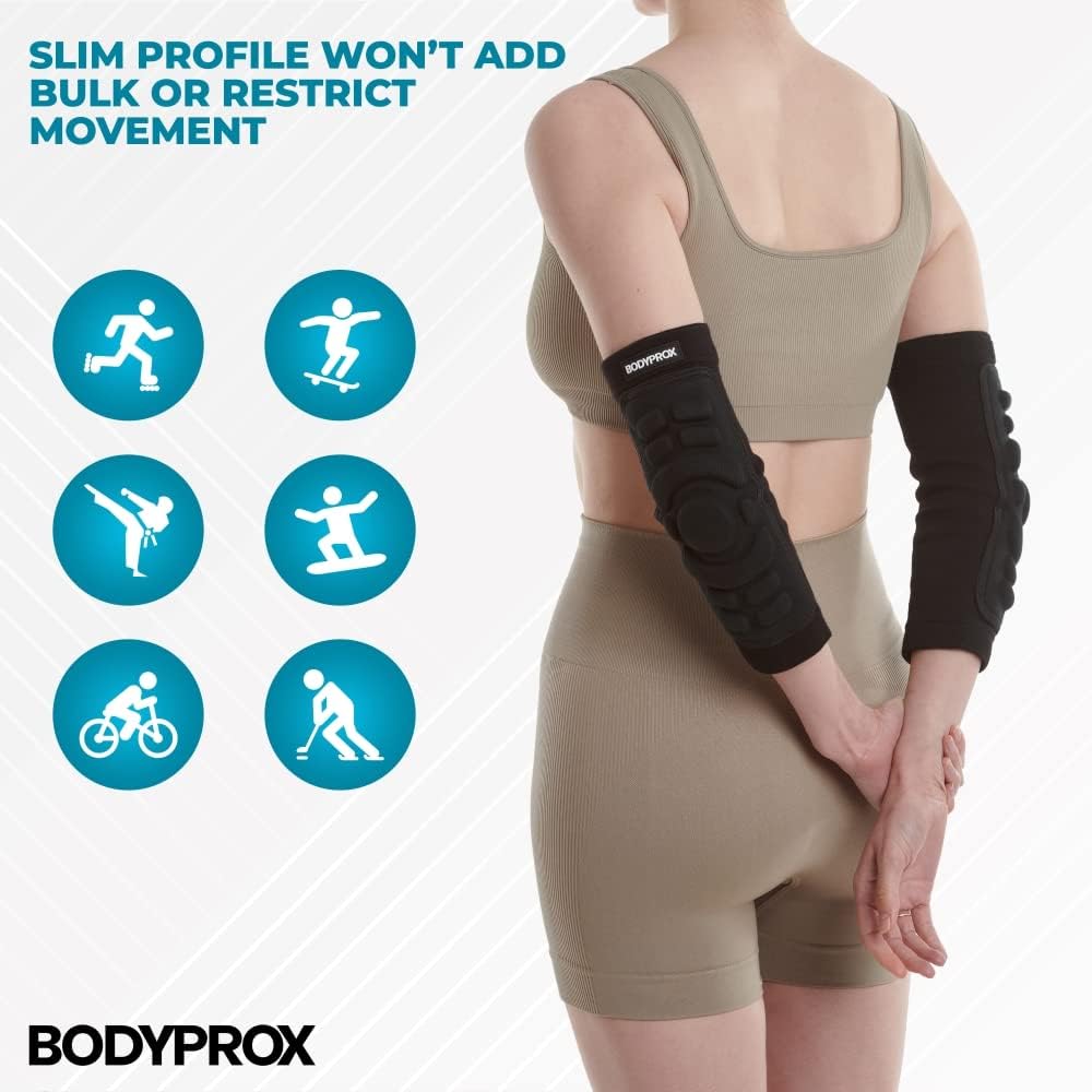Bodyprox Elbow Guard Pads - Protective Sleeve for Enhanced Comfort | 1 Pair