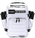 WOLFpak 35L Athletic Gym Backpack - Waterproof 1000D Oxford Material, MOLLE Webbing & Laptop Pocket | Polar White
