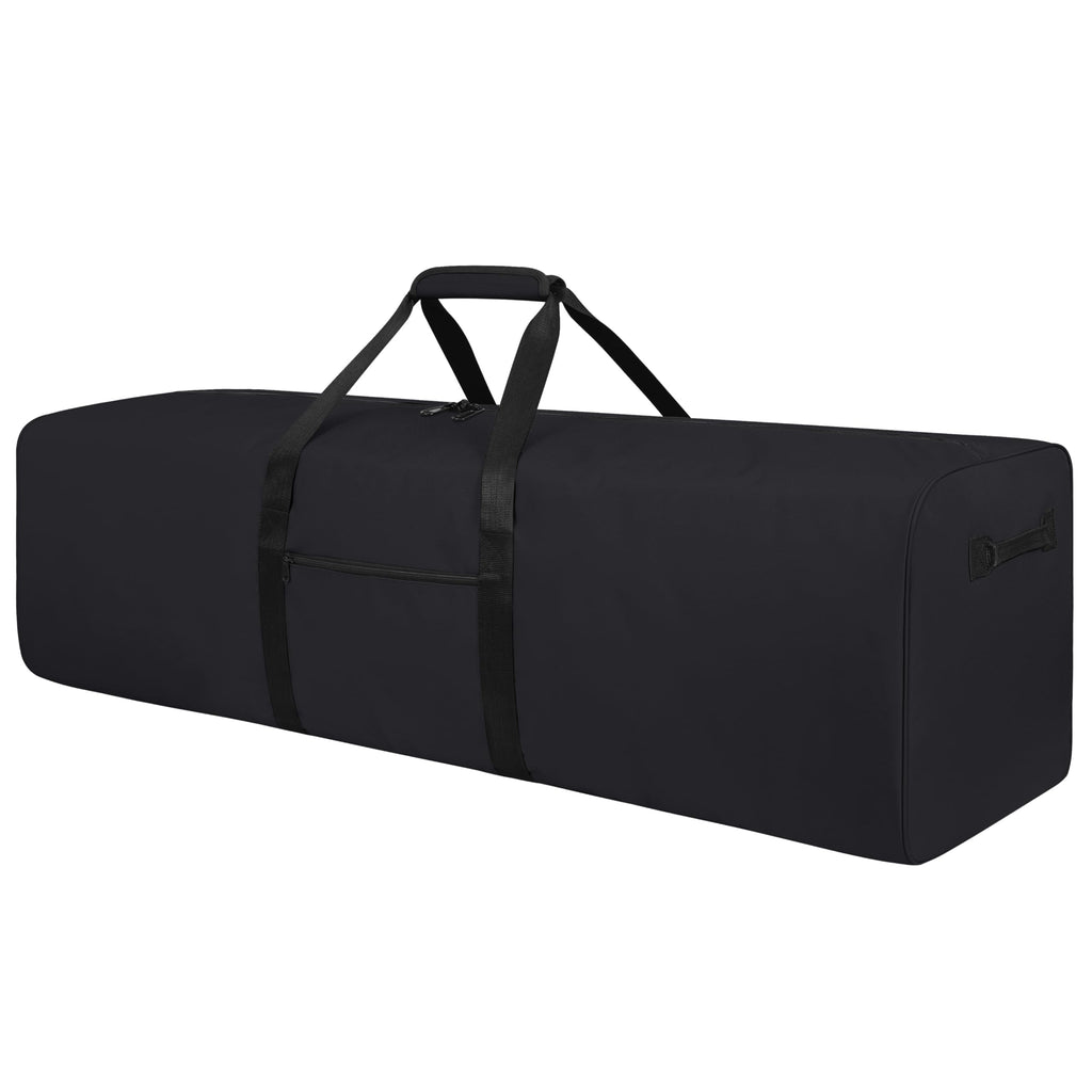 Urbanstand 48 Inch Travel Duffle Bag Extra Large Sport Equipment Duffel Bags with 2-way Lockable Zippers (Black)