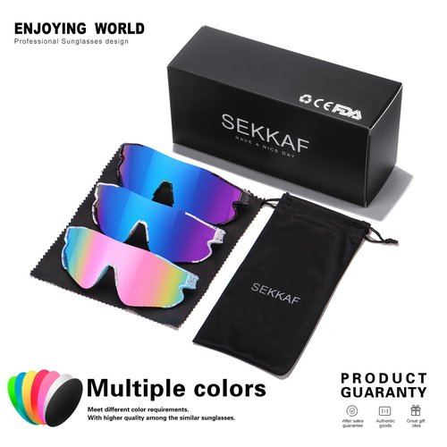 SEKKAF Kids Baseball Sunglasses for Boys Girls Youth Softball Cycling Sports Sunglasses UV400 Protection Age 5-12
