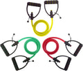 Skiennix Resistance Exercise Bands - 3 PCS Set with Handles | Ideal for Men & Women Workouts