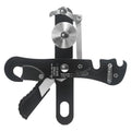 NewDoar Climbing Stop Descender Rappelling Belay for Ropes 10-12mm The Novices for Rescue & Arborist CE Certification(Black)