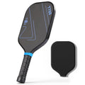 TITECK Pickleball Paddles: Carbon Fiber Pickleball Paddle with T700 Textured 16mm Power Polymer Core Lightweight Pickleball Racket for Strong Spin Training Indoor/Outdoor (Black)