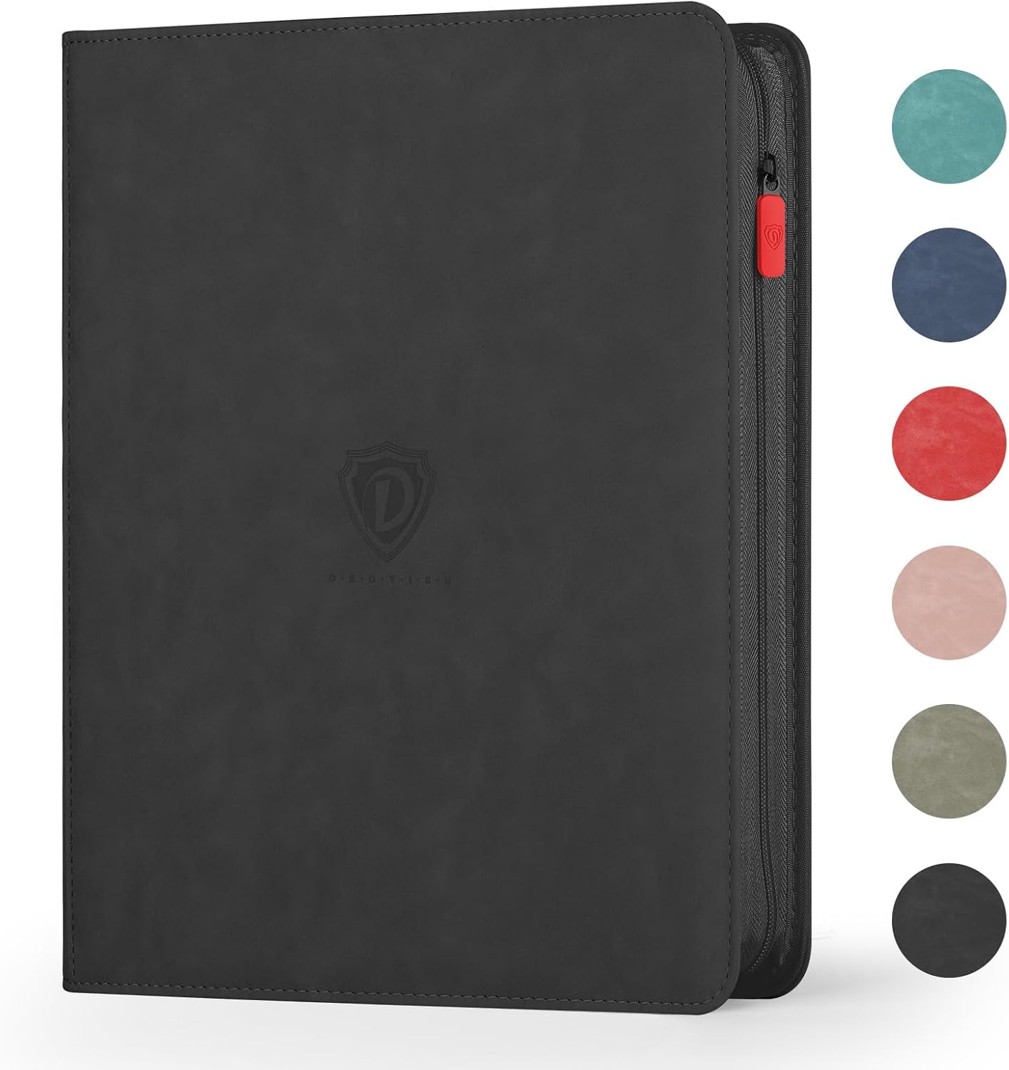 Skiennix 9 Pocket Card Binder - 360 Pockets for MTG, TCG & Sports Cards | Double-Sided Black Collection Folder