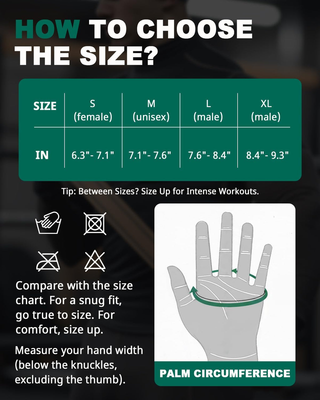 Trideer Weight Lifting Gloves - Full Palm Protection with Wrist Wrap Support | Ideal for Cross Training & Fitness