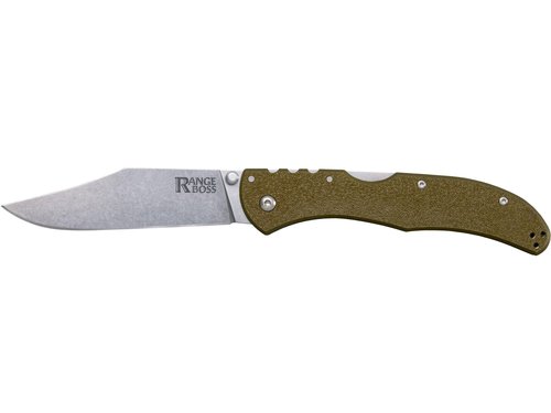 Cold Steel Range Boss OD Green Handle, 9 1/4" Overall, 4" Blade