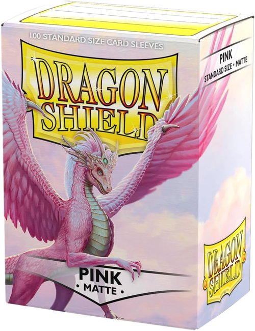 Dragon Shield | Premium Pink Sleeves Bundle - 2X 100 CT Smooth & Tough TCG Sleeves for Pokémon, Flesh & Blood, Magic The Gathering