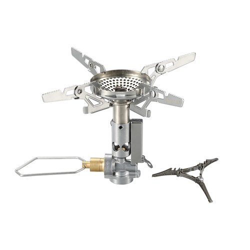 CAMPINGMOON XD-2F Canister Top Stove Portable Compact Foldable w/igniter w/Gas Fuel Can Stabilizer XD-2F/Z41