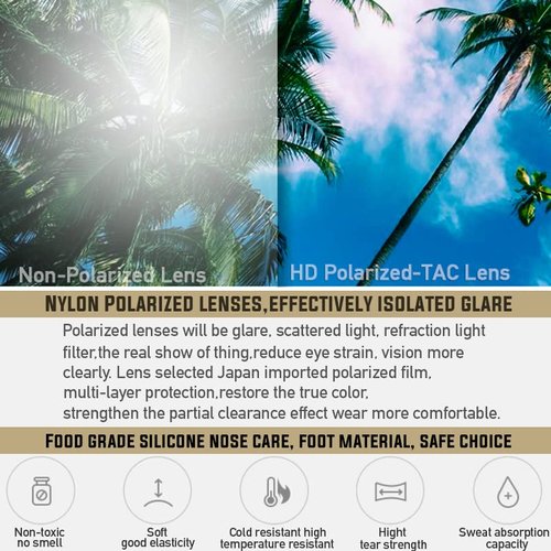 JULI Sports Sunglasses for Men Women Tr90 Rimless Frame for Running Fishing Golf Surf Driving MJ8010（Shiny Grey/Silver）
