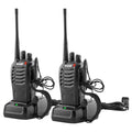 BAOFENG Walkie Talkies Long Range for Adults with Earpieces,16 Channel Walky Talky Rechargeable Handheld Two Way Radios with Flashlight Li-ion Battery and Charger 2 Pack